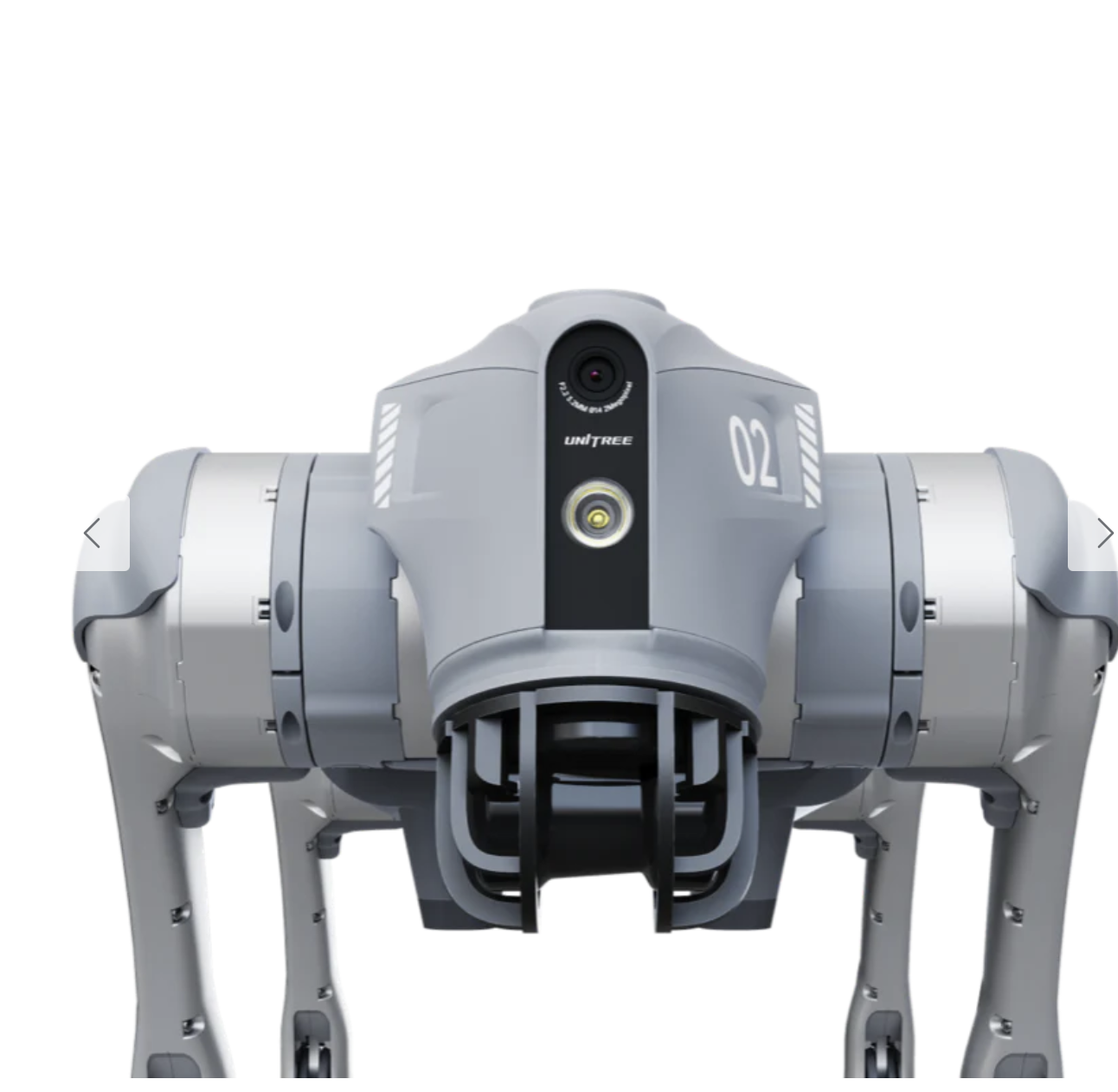 Unitree GO2 Robot Dog Front View